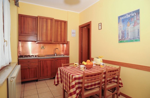 Santa Maria degli Angeli Appartement | Appartement avec jardin et piscine avec vue splendide sur Assise