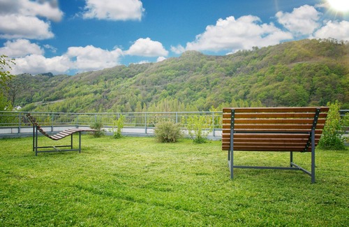 Enkirch Appartement | Appartement avec grande terrasse et vue sur la Moselle jardin ensoleillé