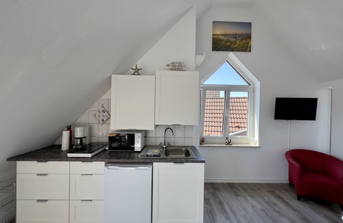 Cuxhaven Appartement | Apartment with loft character directly in the City Marina / harbor with a fantastic view