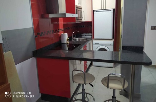 Nerpio Appartement | Apartment with one bedroom and kitchen.