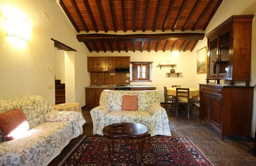 Il Borgo Appartement | Residence à Cortone avec 2 chambres à coucher, 4 couchages