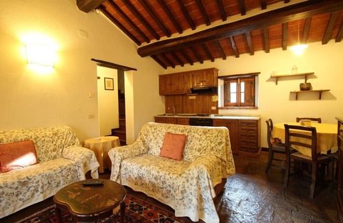 Il Borgo Appartement | Residence à Cortone avec 2 chambres à coucher, 4 couchages
