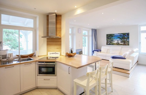 Binz Appartement | Apartment with sea view, 2 bedrooms and balcony