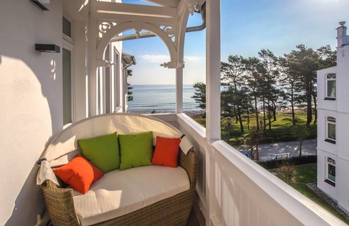Binz Appartement | Apartment with sea view, 2 bedrooms and balcony