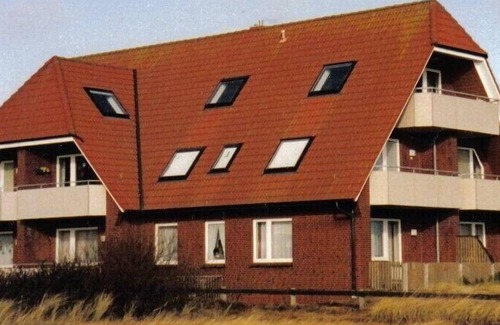 Baltrum Appartement | Appartement avec vue mer sur les colonies de phoques de Norderney, à l'abri sud ouest balcon, cave