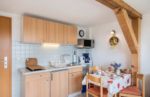 Clausdorf Appartement | Appartement 'Zur Eule - Steinkauz' avec terrasse partagée, jardin partagé et Wi-Fi