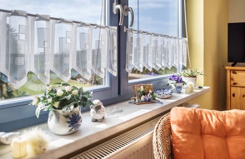 Clausdorf Appartement | Appartement 'Zur Eule - Steinkauz' avec terrasse partagée, jardin partagé et Wi-Fi