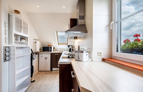 Hosterwitz Appartement | Apartment 'Zur Alten Säge' with Shared Terrace, Wi-Fi and Air Conditioning