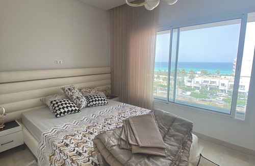 Sousse - Monastir Appartement | Apparemment a Louer : Salon +chambre à Coucher+ Kitchen +balcon vue de mer