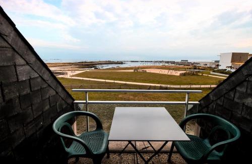 Saint-Guenole Appartement | APPART-DUPLEX VUE MER PANORAMIQUE BALCON & PISCINE proche commerce