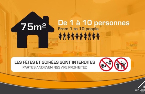 Les Rosiers-sur-Loire Appartement | Appart'hôtel Les Prés Blondeau - 1 à 10 personnes - 3 chambres - Terrasse - Parking privé - Wifi