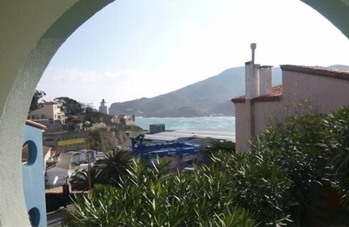 Port-Vendres Appartement | Appart grande terrasse vue entre mer et port