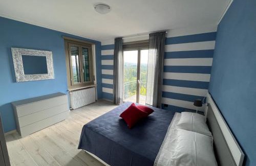 Agliano Terme Appartement | Appartamento panoramico in collina
