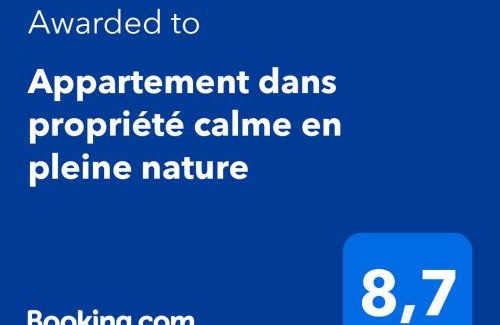 Charbonnieres-les-Bains Appartement | Appartement dans propriété calme en pleine nature