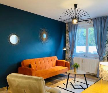 Pontarlier Appartement | Appartement 2 chambres avec terrasse vue sur jardin arboré
