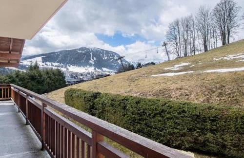 Megeve Appartement | Appartement 2 pièces mezzanine avec balcon, parking et télécabine à proximité à Megève - FR-1-453-51
