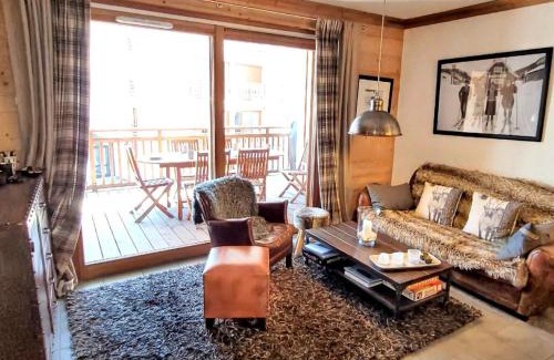 Les Gets Appartement | Appartement 4 étoiles aux Gets avec 2 chambres, cabine et terrasses, proche centre et pistes de ski - FR-1-598-6