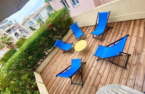 Frejus Port Appartement | Appartement 5 pers avec terrasse 30m2 *Quai Cléopâtre* Cœur Port Fréjus*