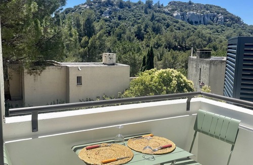 Les Baux-de-Provence Appartement | Appartement avec vue aux Baux-de-Provence