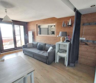 Eclose-Ouest Appartement | Appartement cosy à L'Alpe d'Huez 27 m² avec vue montagne