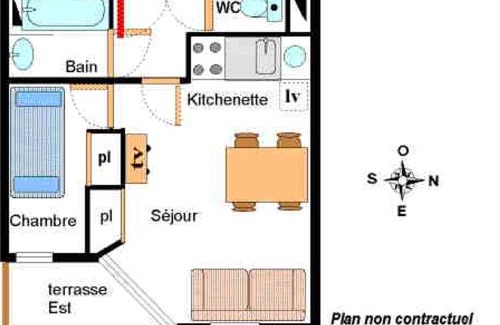 Lanslevillard Appartement | Appartement cosy 4 pers avec WIFI et parking à Lanslevillard - FR-1-508-183