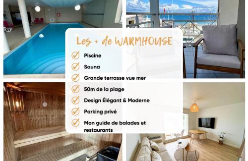 Plougonvelin Appartement | Appartement Cosy, terrasse vu mer, piscine, Sauna - WarmHouse