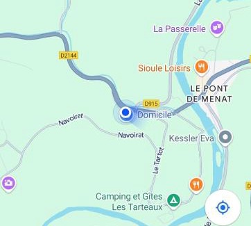 Menat Appartement | Appartement dans les Gorges de la Sioule proche rivière