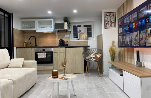 Tremblay-en-France Appartement | Appartement F2 cosy (15 min CDG)