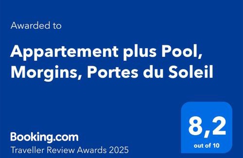 Morgins Appartement | Appartement plus Pool, Morgins, Portes du Soleil