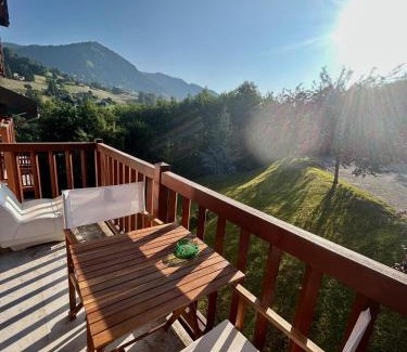 Flumet Appartement | Appartement rénové au pied des pistes avec piscine, sauna, linge inclus et animaux acceptés