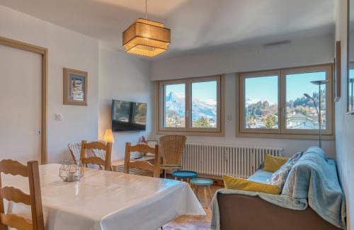 Megeve Appartement | Appartement rénové, centre Megève, 1 chambre + cabine, proche télécabine, 5 pers. - FR-1-453-280