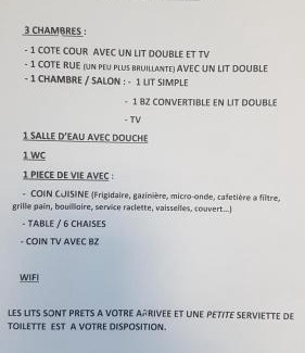 Chateau-Gontier Appartement | appartement simple entier avec cour pour 2 a 7 personnes