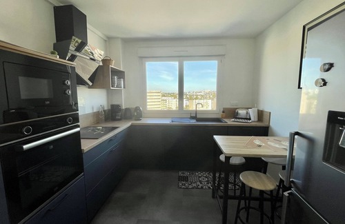 Lambezellec Appartement | Appartement spacieux vue panoramique Brest Bellevue.