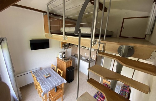 Praz-sur-Arly Appartement | Appartement type F1, pistes accessibles skis aux pieds