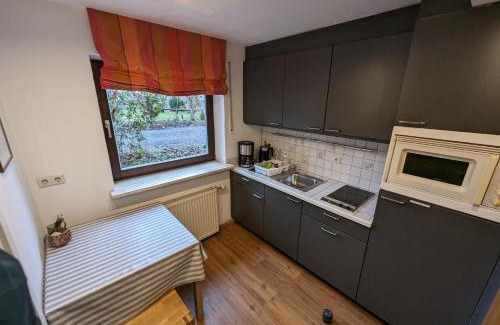 Freystadt Appartement | Appartment in der Auszeitoase Freystadt - 2 Zimmer, Billard, Sauna, Terrasse, Garten, Ladestation, nahe an Messe Nürnberg