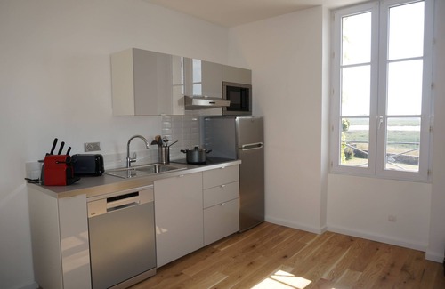 Portbail Appartement | appt. 3pièces 4 pers 45m² au 1er étage vue imprenable sur le havre de PORTBAIL