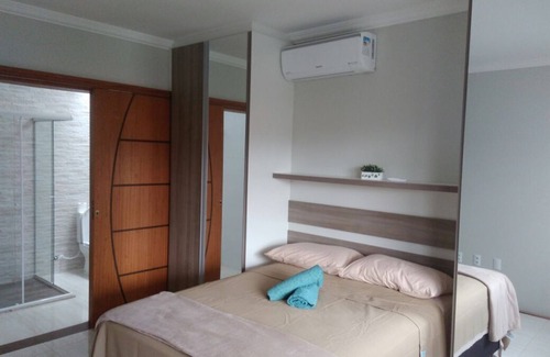 Garopaba Appartement | Apt 3 nouvelles chambres avec terrasse (Centro) Praia de Garopaba / SC