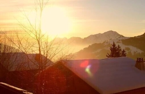Cohennoz Appartement | Apt. 4 people comfort at Cernix 200 m from the slopes with a view of Mt Charvin