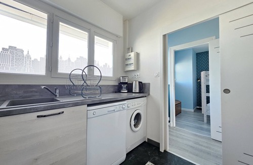 Pontaillac Appartement | Apt 4 classé 3*, 4 pers, 1 min de la plage, parking privé