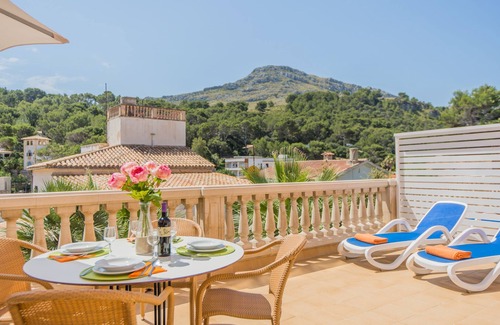 Cala San Vicente Appartement | APT. DIADORA à Cala St. Vicente, près de la plage, piscine communautaire, 2 chambres, WIFI
