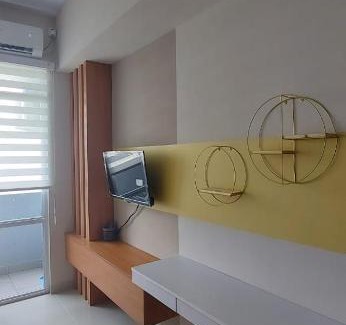 Cikarang Appartement | Apt Vasanta Innopark Studio 54R4 Tema Modern dgn Kolam Renang, Onsen, Disney Hotstar dan Netflix