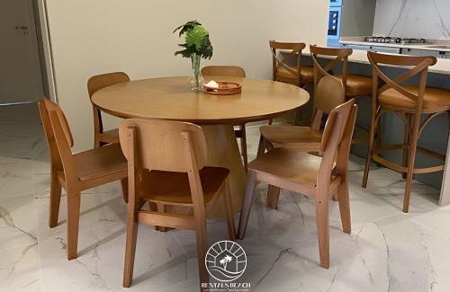 Torres Appartement | Apto Premium em Torres - 3 min do mar - Ar condicionado - Tv Smart - Wifi - 03 quartos - Churrasqueira - Piscina - Lavanderia