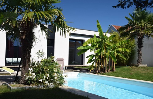 La Bernerie-en-Retz Maison | Villa d'architecte - Plage - 5mn centre de Pornic - Piscine chauffée