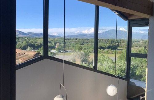 Loriol-du-Comtat Maison | Architecte maison w superbe vue sur le Mont Ventoux, les Dentelles de Montmirail