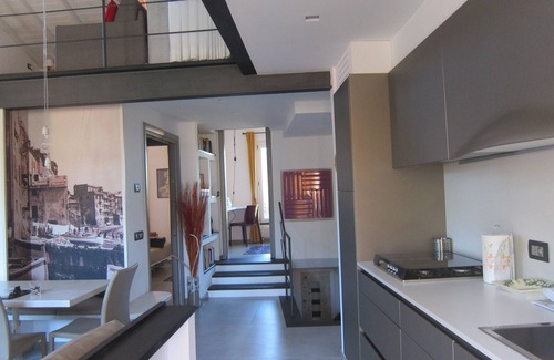 Sestri Levante Appartement | Un duplex de design architectural, dans le centre, près de les plages. PARKING