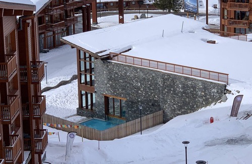 Arc-1800 Appartement | Arc 1800, superbe duplex - Golf - Piscine/Spa et vue Mont Blanc