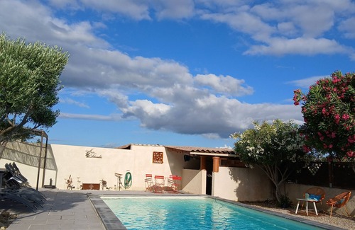 Argeliers Maison | Argeliers (Aude), Languedoc. Maison 9 personnes avec piscine. 40 min des plages
