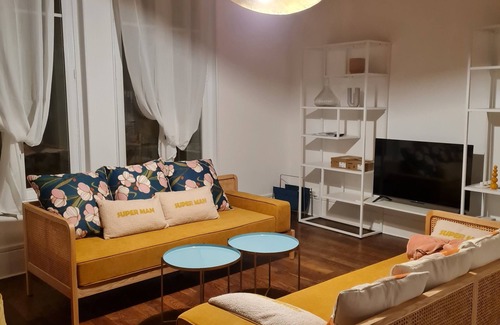 Autun Appartement | Art déco-cooning,