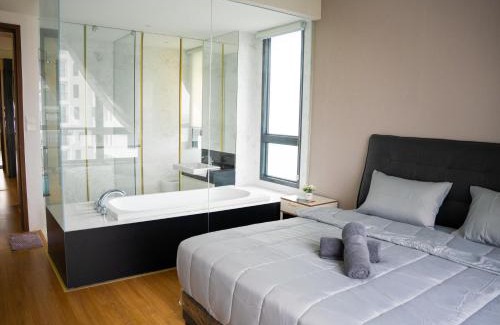 Masai Appartement | Artistic Marina View 3BR Permas w Bathtub & Seaview Balcony Permas by Our Stay