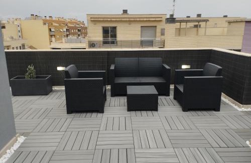 Amposta Appartement | Atico con hidromasaje, terraza y piscina en EbreHogar